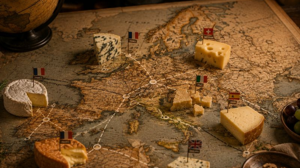 Походження сирів | Cheese Map™ Gastro Culture