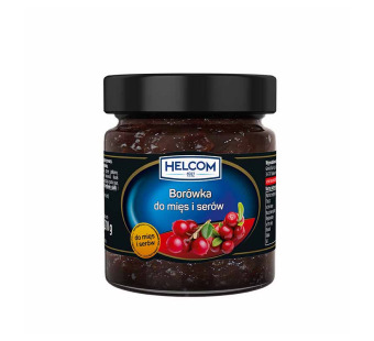 Соус до сиру та м'яса чорниця "Helcom" фасування скло 0.21 kg - фото | Сирна Карта