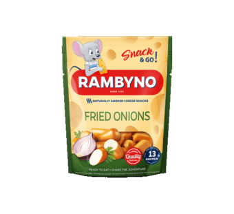 Плавленый сыр с луком "Snack Rambyno Fried Onions" – насыщенный вкус копченого сыра! - фото | Сирна Карта