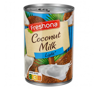 Кокосове молоко Freshona Coconut Light | ніжне легке вершкове 9% | преміум делікатес | 400 мл – Сирна Карта - фото | Сирна Карта