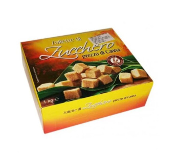 Тростинний цукор у кубиках "Fiorentini Alimentari Spa" Італія фасування 1 kg - фото | Сирна Карта