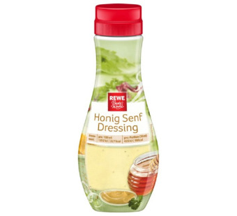 Медово гірчичний соус для салатів "Honig Senf Dressing Rewe" Німеччина фасування 250 ml - фото | Сирна Карта