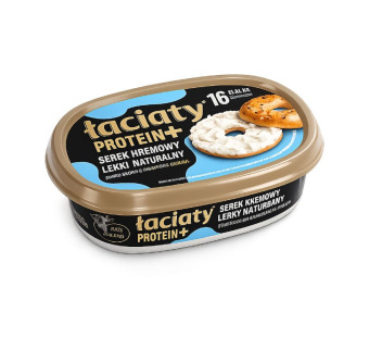 Łaciaty Kremowy сыр сливочный Protein+ 135 г Польша – фото товару | Сирна Карта