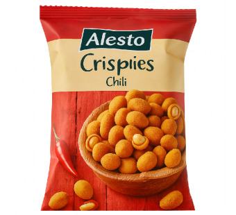 Alesto Chili — арахис острый в хрустящей оболочке | Европейский Союз | 0.2 кг - фото | Сирна Карта