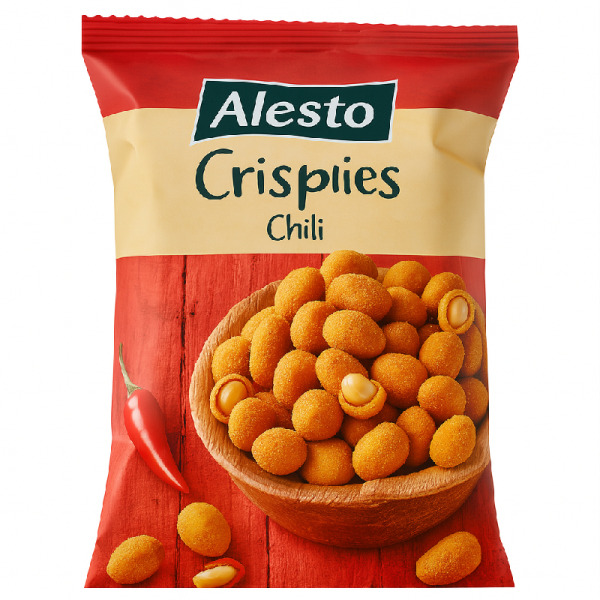 Купить Alesto Chili — арахис острый в хрустящей оболочке | Европейский Союз | 0.2 кг — премиальные Орехи · Сухофрукты от Cheese Map™ Украина