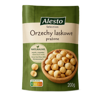 Alesto Orzechy Laskowe Prażone — Фундук обжаренный | Европейский Союз | 0.2 кг - фото | Сирна Карта