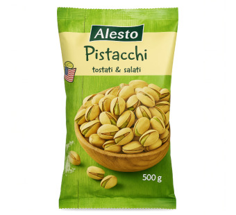 Alesto Pistacchi Tostati & Salati – премиальные соленые фисташки европейского качества! - фото | Сирна Карта