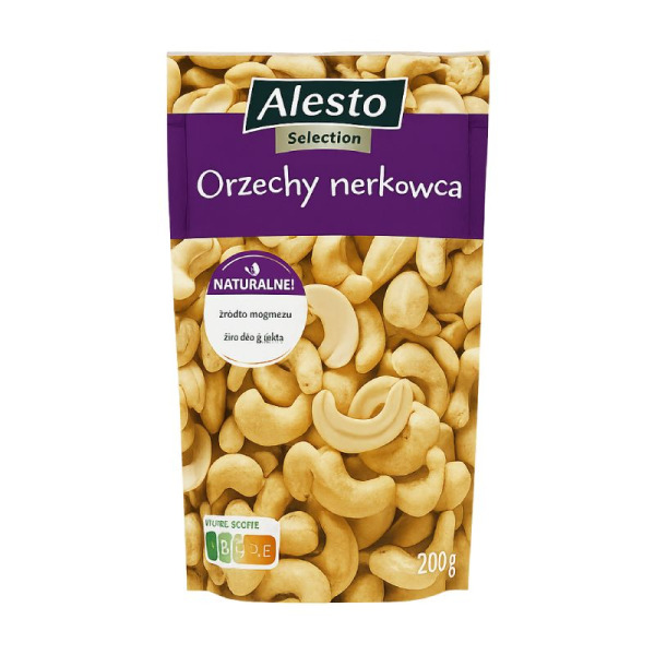 Купить Alesto Selection — кешью обжаренные натуральные | Европейский Союз | 0.2 кг — премиальные Орехи · Сухофрукты от Cheese Map™ Украина