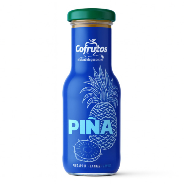 Купити Ананасовий нектар Cofrutos Piña 200 мл – тропічне натхнення з Іспанії у стильній скляній пляшці! — преміальні Соки · Нектари від Cheese Map™ Україна