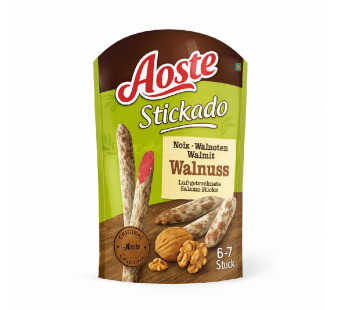 Aoste Stickado Walnut — салямі снеки | Франція | 70 г – фото товару | Сирна Карта