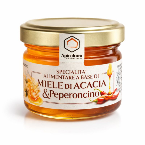 Apicoltura Casentinese мед акациевый с чили 70 г Италия – фото товара | Сырная Карта