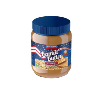 Арахисовая паста мягкая без пальмового масла "Bon Nutts" Франция фасовка стекло 0.34 kg - фото | Сирна Карта