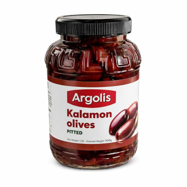 Argolis оливки Kalamata без кісточки 900 г – фото товару | Сирна Карта