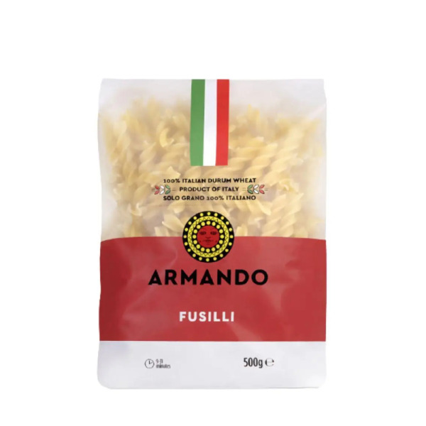 Купити Паста Фузіллі Fusilli Armando фасування 0.5 kg — преміальні Паста · Макарони від Cheese Map™ Україна