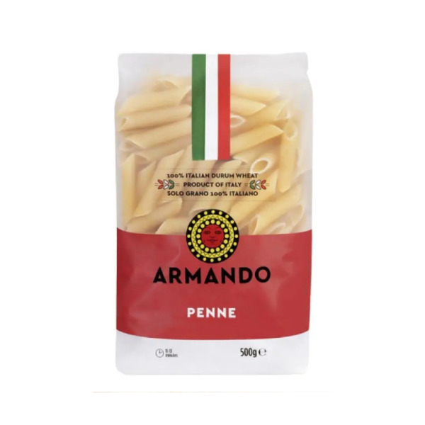 Купить Паста Пенне Penne Armando фасування 0.5 kg — премиальные Паста · Макароны от Cheese Map™ Украина