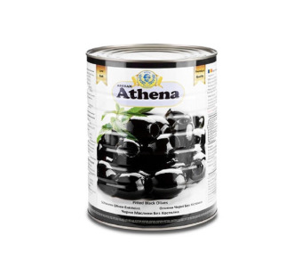 Athena оливки черные без косточки 2000 г - фото | Сирна Карта