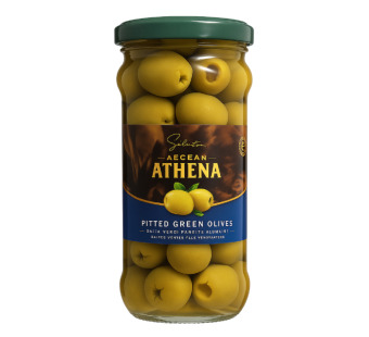 Athena оливки зеленые без косточки 180 г - фото | Сирна Карта