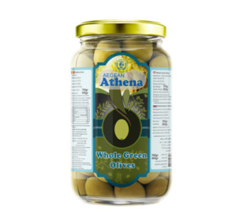 Athena оливки зеленые с косточкой 400 г - фото | Сирна Карта