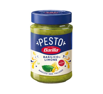 Barilla Basilico e Limone соус песто 190 г Италия - фото | Сирна Карта