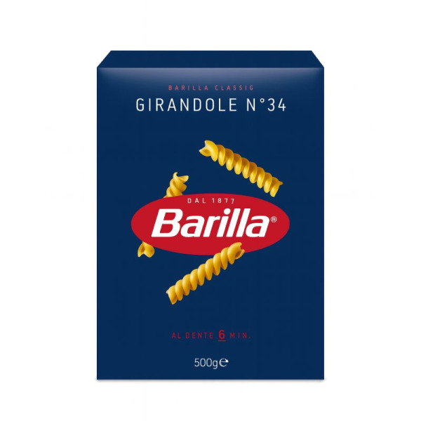 Barilla Паста Джирандоле №34 500 г Италия – фото товара | Сырная Карта