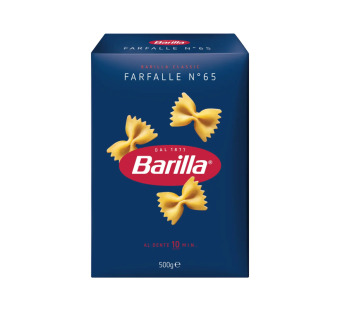 Barilla Паста Фарфалле №65 500 г Италия – фото товару | Сирна Карта