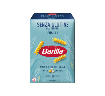 Barilla паста Fusilli Gluten Free 400 г - фото | Сирна Карта