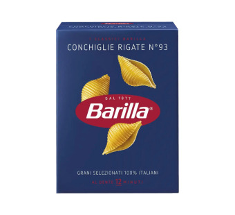Barilla Паста Конкилье ригате №93 500 г Италия – фото товару | Сирна Карта