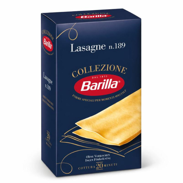 Barilla Паста Лазанья №189 500 г Італія – фото товару | Сирна Карта