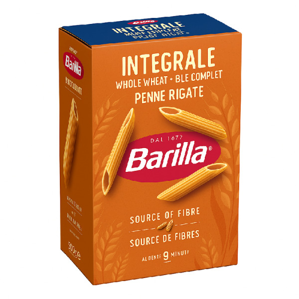 Barilla Integrale Penne Rigate паста трубочки рифлені 500 г Італія  — Barilla · Класика фото