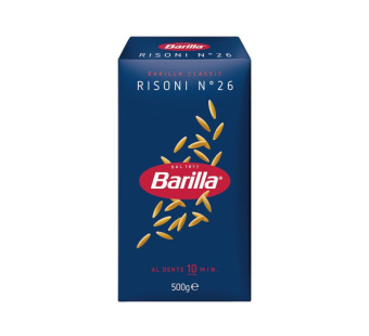 Barilla паста Risoni №26 500 г - фото | Сирна Карта
