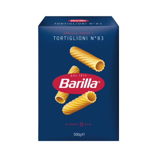 Barilla Tortiglioni трубочки рифлені паста 500 г Італія  — Barilla · Класика фото