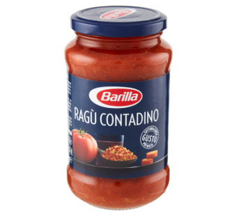 Barilla Ragu Contadino Con Vino Rosso соус томатный 400 г Италия - фото | Сирна Карта