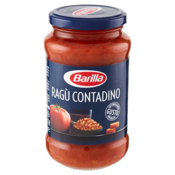 Купить Соус томатный мясной Ragu Contadino Con Vino Rosso Barilla Италия фасовка стекло 0.4 kg — премиальные Итальянские · Пицца от Cheese Map™ Украина