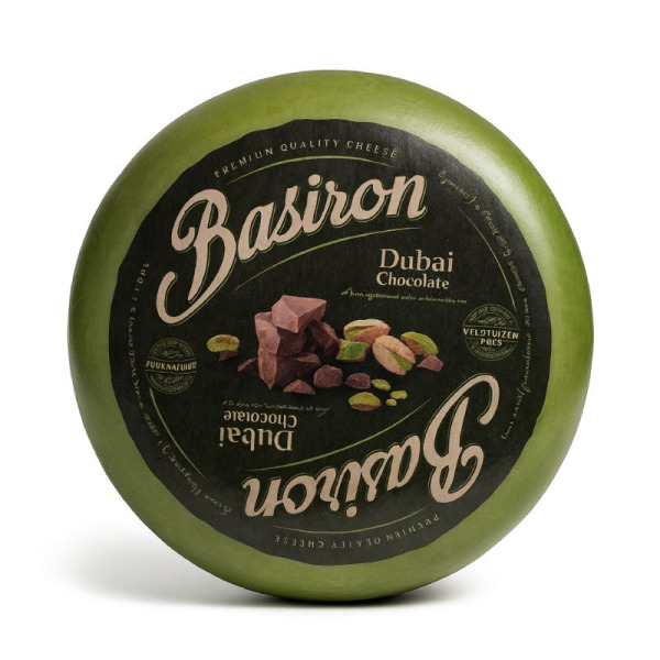 Basiron Gouda Dubai Chocolate сыр 50% Нидерланды – фото товара | Сырная Карта