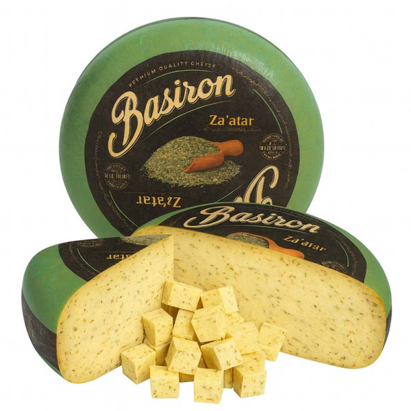 Basiron Gouda сир із заатаром 50% Нідерланди – фото товару | Сирна Карта