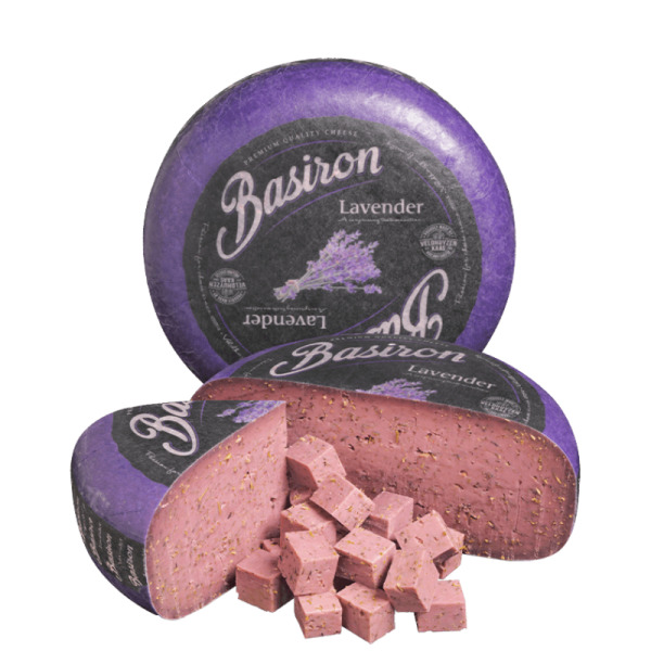 Купить Сыр c лавандой Lavender Basiron — премиальные Basiron · Трюфельные от Cheese Map™ Украина