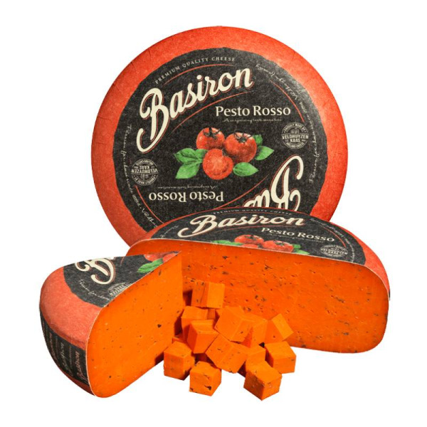 Купить Сыр Basiron Pesto Rosso – идеальное сочетание томатов и итальянских трав — премиальные Basiron · Трюфельные от Cheese Map™ Украина