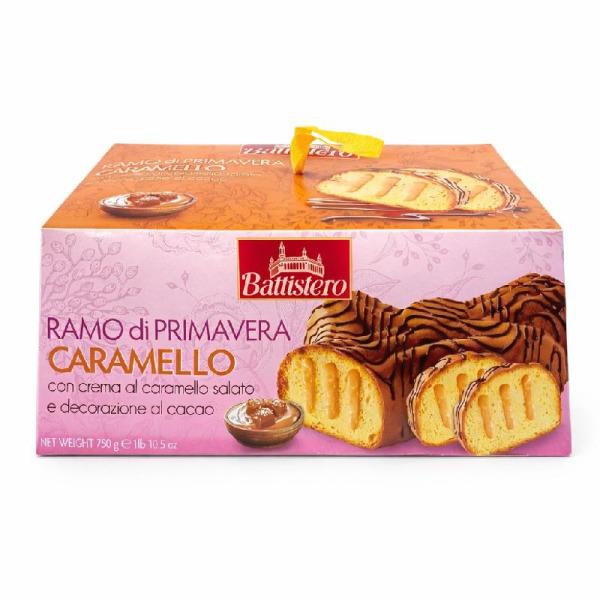Battistero Ramo di Primavera Caramello — кекс з карамеллю | Італія | 750 г – фото товару | Сирна Карта