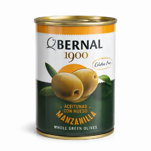 Bernal оливки Manzanilla с косточкой 150 г – фото товара | Сырная Карта