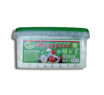 Продукт білково-жировий розсільний Моцарела "Молочна Мрія" 45% відро 1.7 kg - фото | Сирна Карта