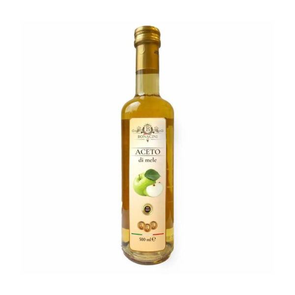 Купить Яблочный уксус Bonacini Италия фасовка стекло 500 ml — премиальные Бальзамические · Уксусы от Cheese Map™ Украина