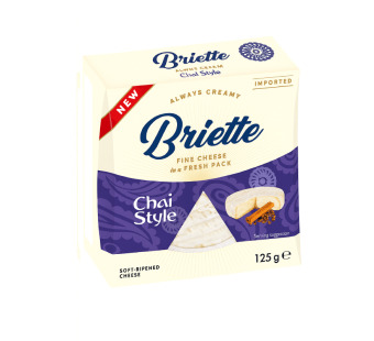 Briette Brie тип Chai Style сыр мягкий пряный 60% 125 г Германия — фото | Сирна Карта