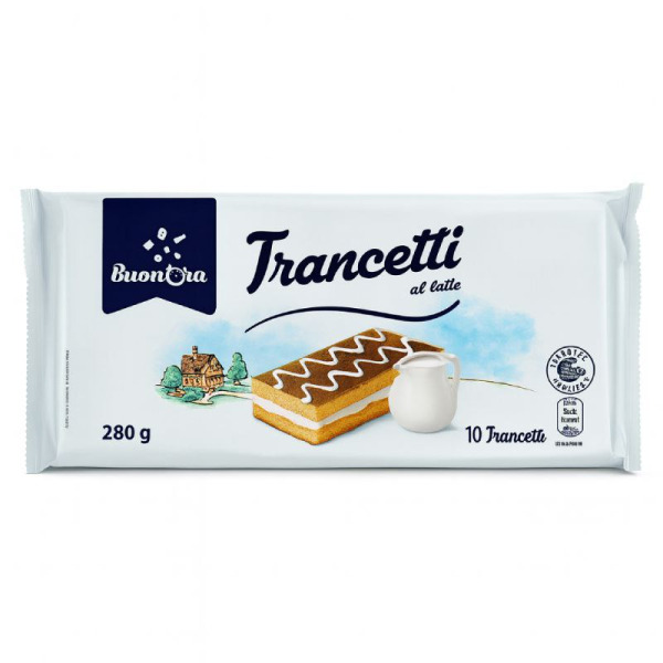 Купить Бисквиты BuonOra Trancetti al Latte | мягкие итальянские с молочным кремом, воздушная текстура и сливочный вкус | премиум деликатес | Италия | 280 г – Сырная Карта — премиальные Печенье · Вафли от Cheese Map™ Украина