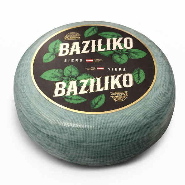 Купити Сир Baziliko Cesvaine 45% – вишуканий латвійський делікатес із базиліком! — преміальні Cesvaine · Латвійські від Cheese Map™ Україна