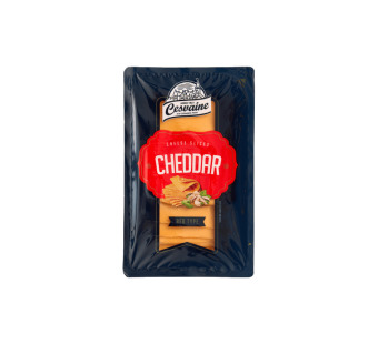 Cesvaine Cheddar сыр красный нарезной 45% 125 г Латвия — фото | Сирна Карта