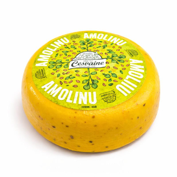 Купить Сыр Cesvaine с пажитником 45% – изысканный латвийский вкус с ореховыми нотами! — премиальные Cesvaine · Латвийские от Cheese Map™ Украина