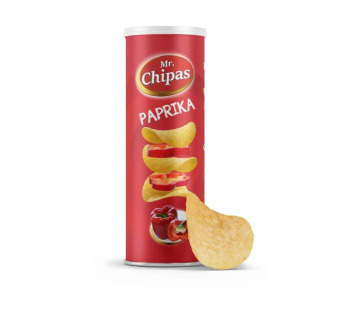 Чіпси картопляні зі смаком паприки "Paprika Mr. Chipas" фасування 0.16 kg - фото | Сирна Карта