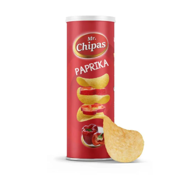 Купить Чипсы картофельные со вкусом паприки Paprika Mr. Chipas  фасовка 0.16 kg — премиальные Чипсы · Снеки от Cheese Map™ Украина