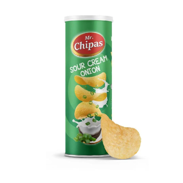 Купить Чипсы картофельные со вкусом сметаны и лука Sour cream onion Mr. Chipas фасовка 0.16 kg — премиальные Чипсы · Снеки от Cheese Map™ Украина