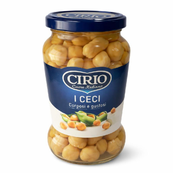 Cirio I Ceci — нут в стеклянной банке | Италия | 370 г – фото товара | Сырная Карта